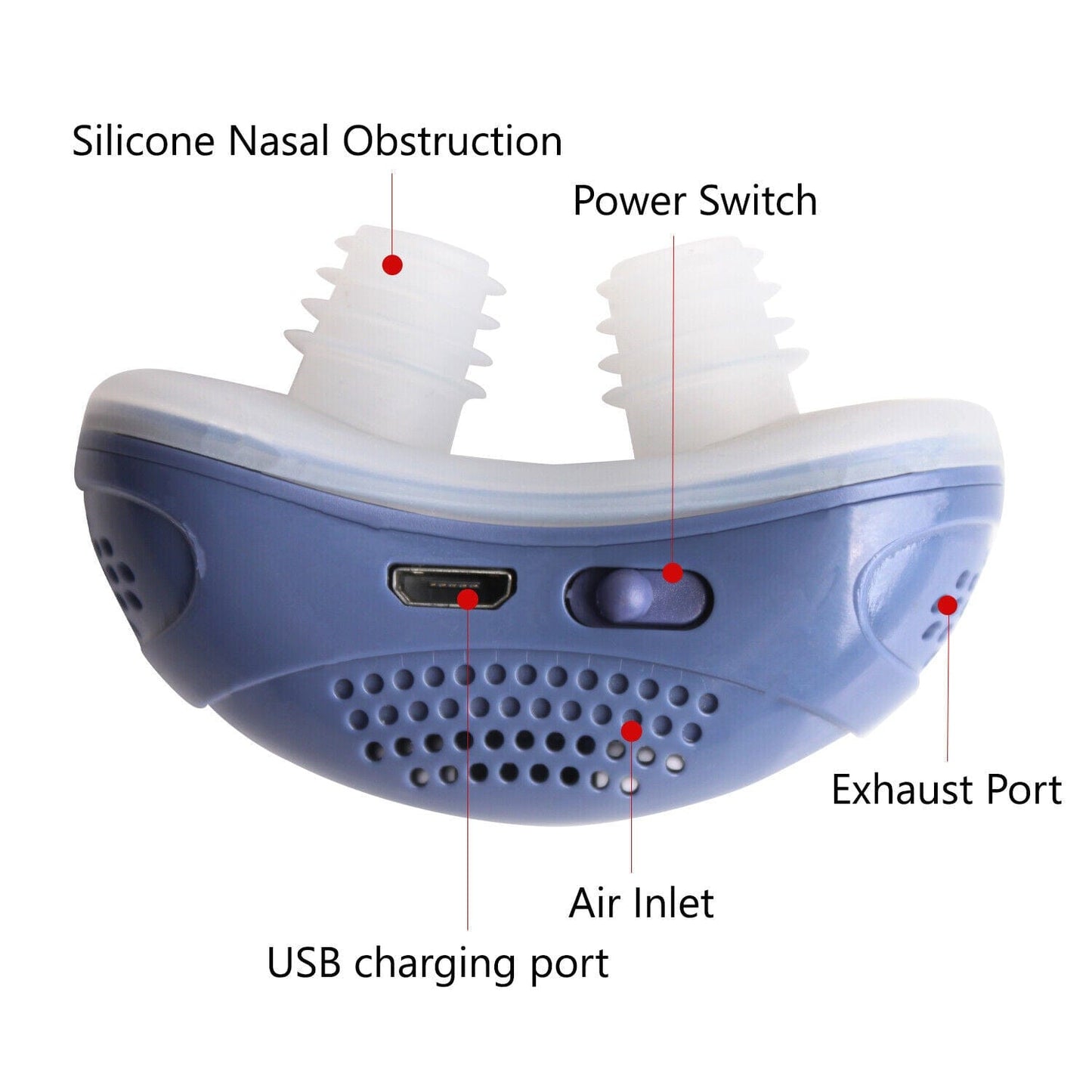 Micro CPAP Sleep Apnea Device – Compact Anti Snoring Machine for Travel & Home Use - Merchandise Plug