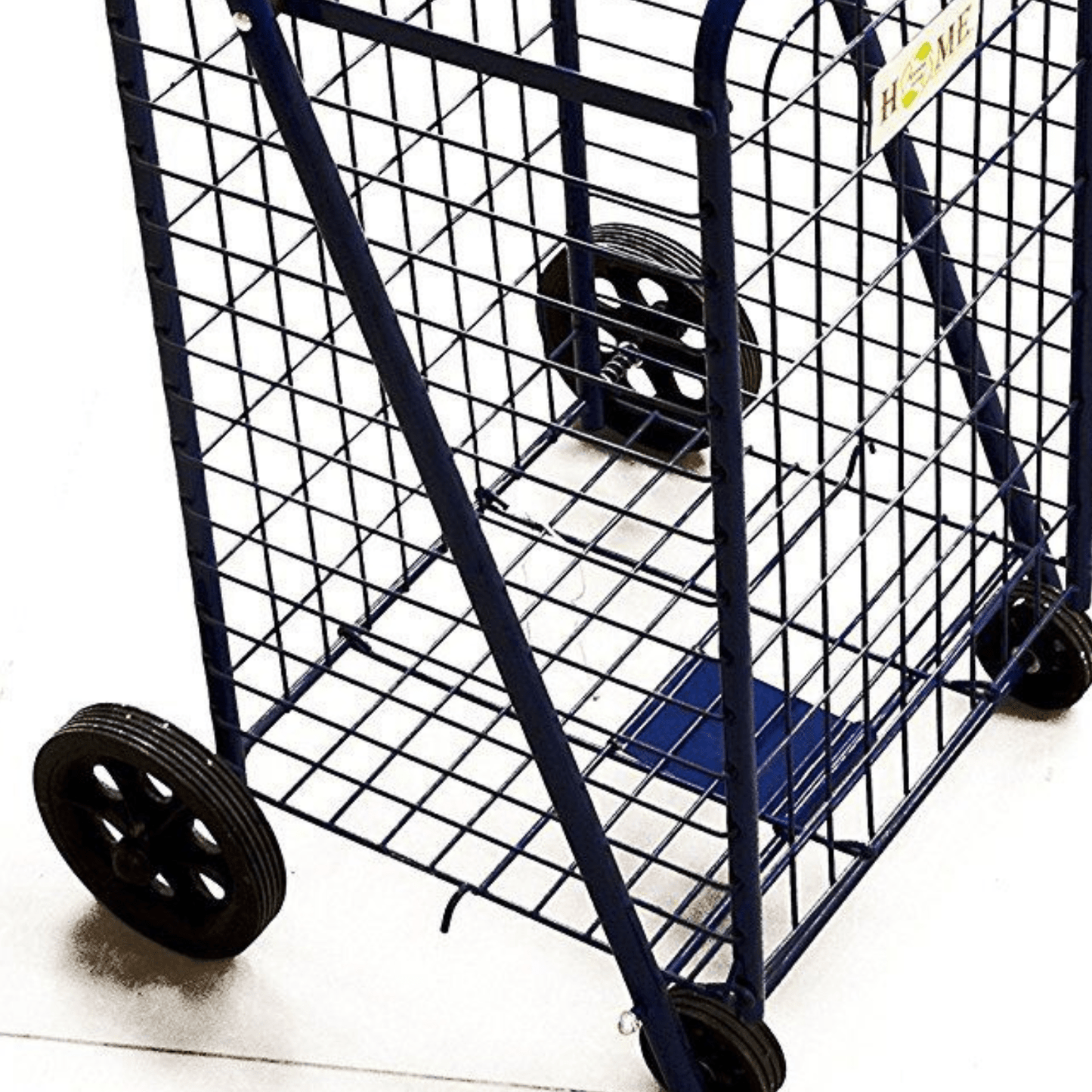 Portable Folding Wheeled Grocery Basket Shopping Cart Trolley - Merchandise Plug