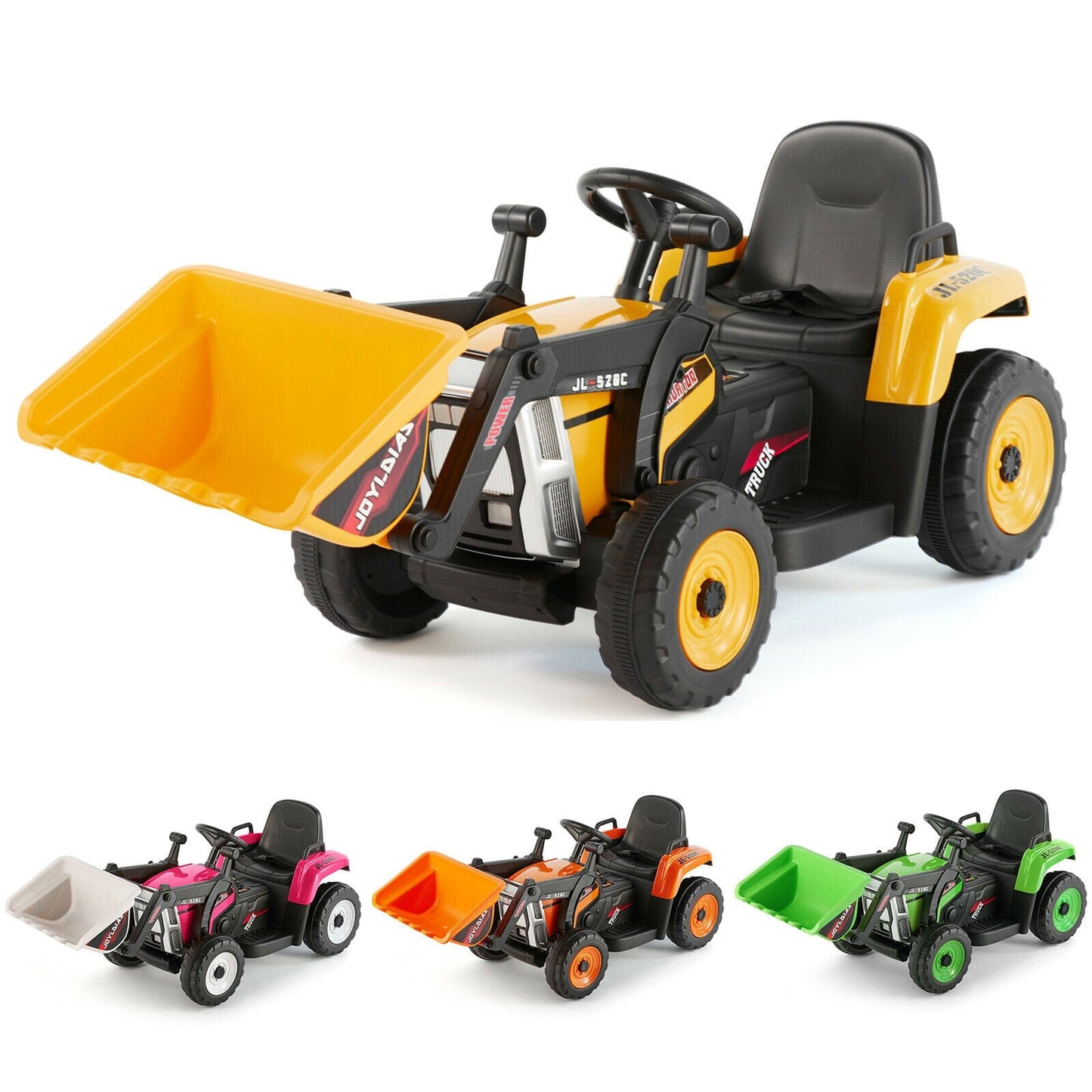 Kids Battery Powered Ride On Excavator Digger Toy 12V - Merchandise Plug