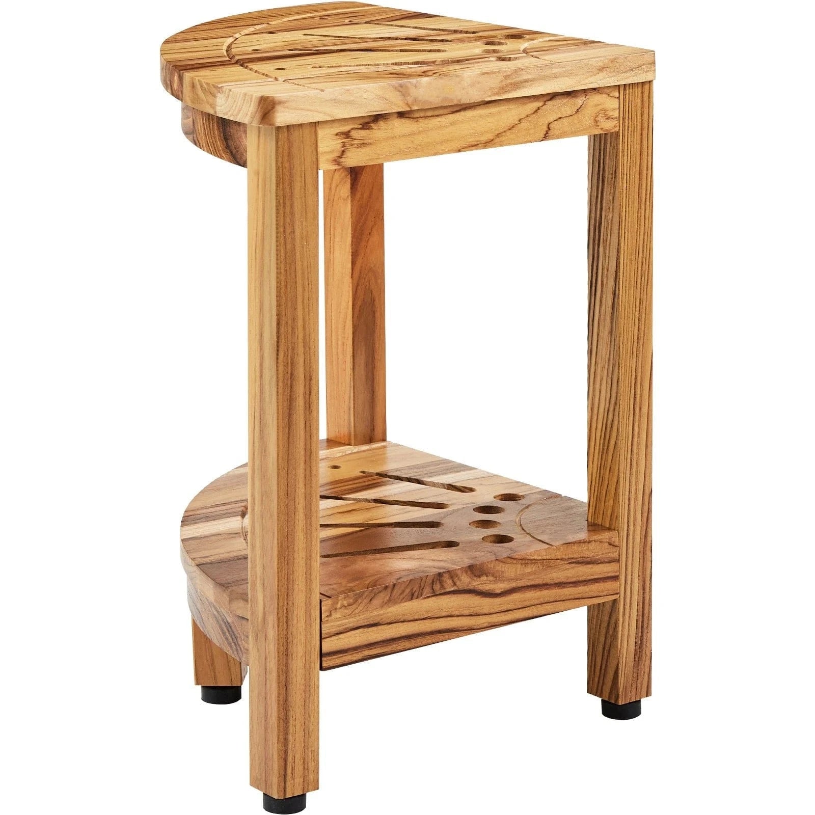 Premium Wooden Teak Shower Corner Bench Seat - Merchandise Plug