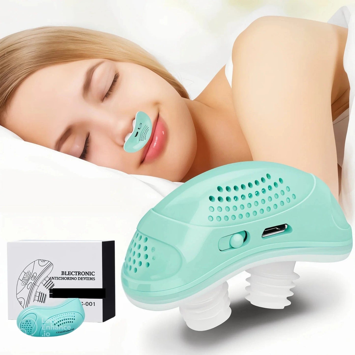 Micro CPAP Sleep Apnea Device – Compact Anti Snoring Machine for Travel & Home Use - Merchandise Plug