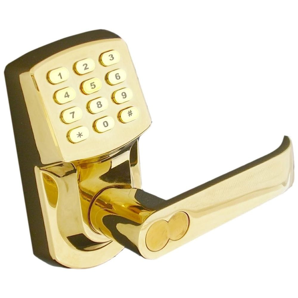Premium Keyless Entry Coded Combination Door Handle Lock - Merchandise Plug