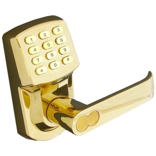 Premium Keyless Entry Coded Combination Door Handle Lock - Merchandise Plug
