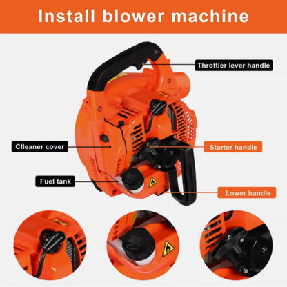 3-In-1 Gas Powered Leaf Vacuum Mulcher Blower - Merchandise Plug