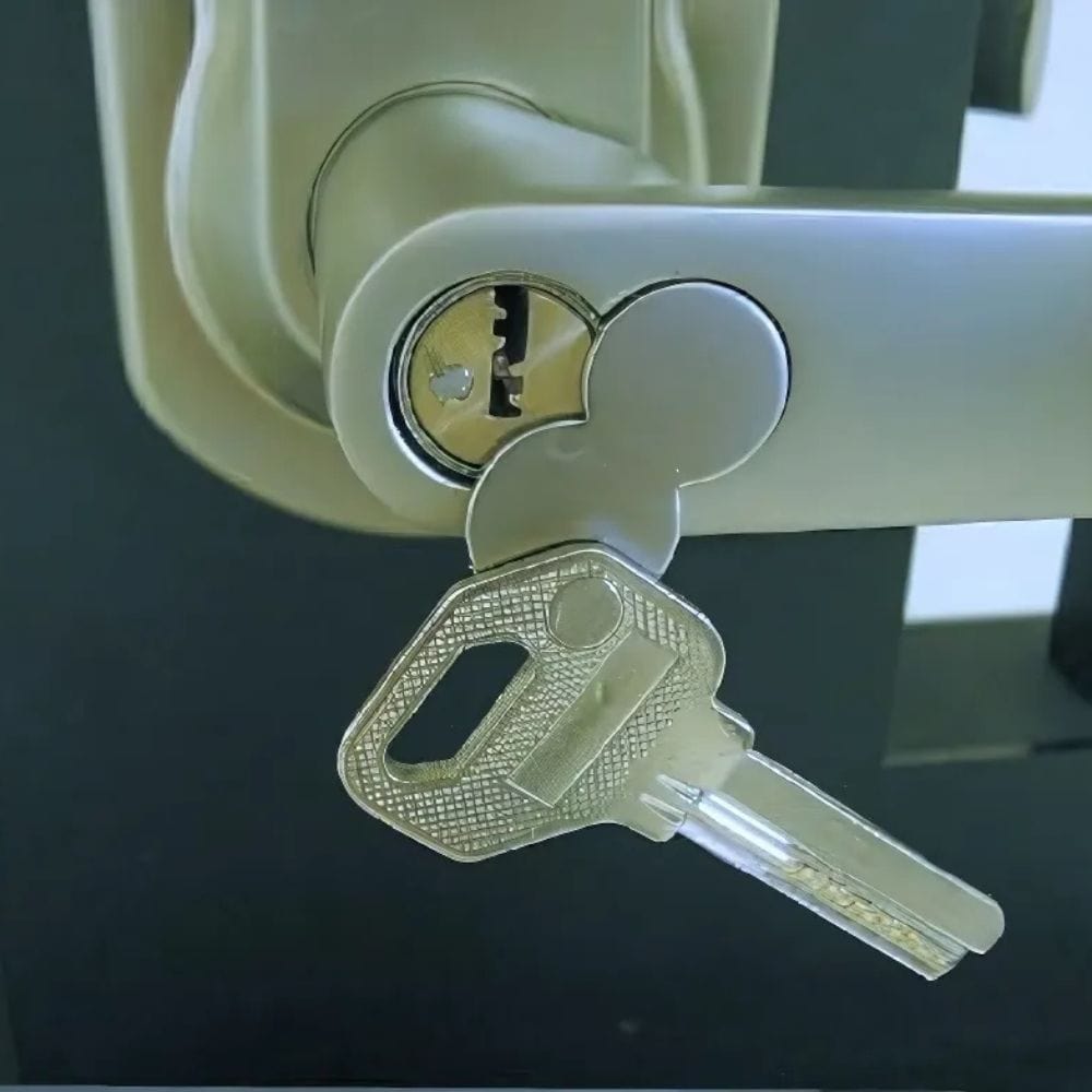 Premium Keyless Entry Coded Combination Door Handle Lock - Merchandise Plug