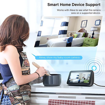 Home Security Surveillance Camera with Two Way Microphone - Merchandise Plug