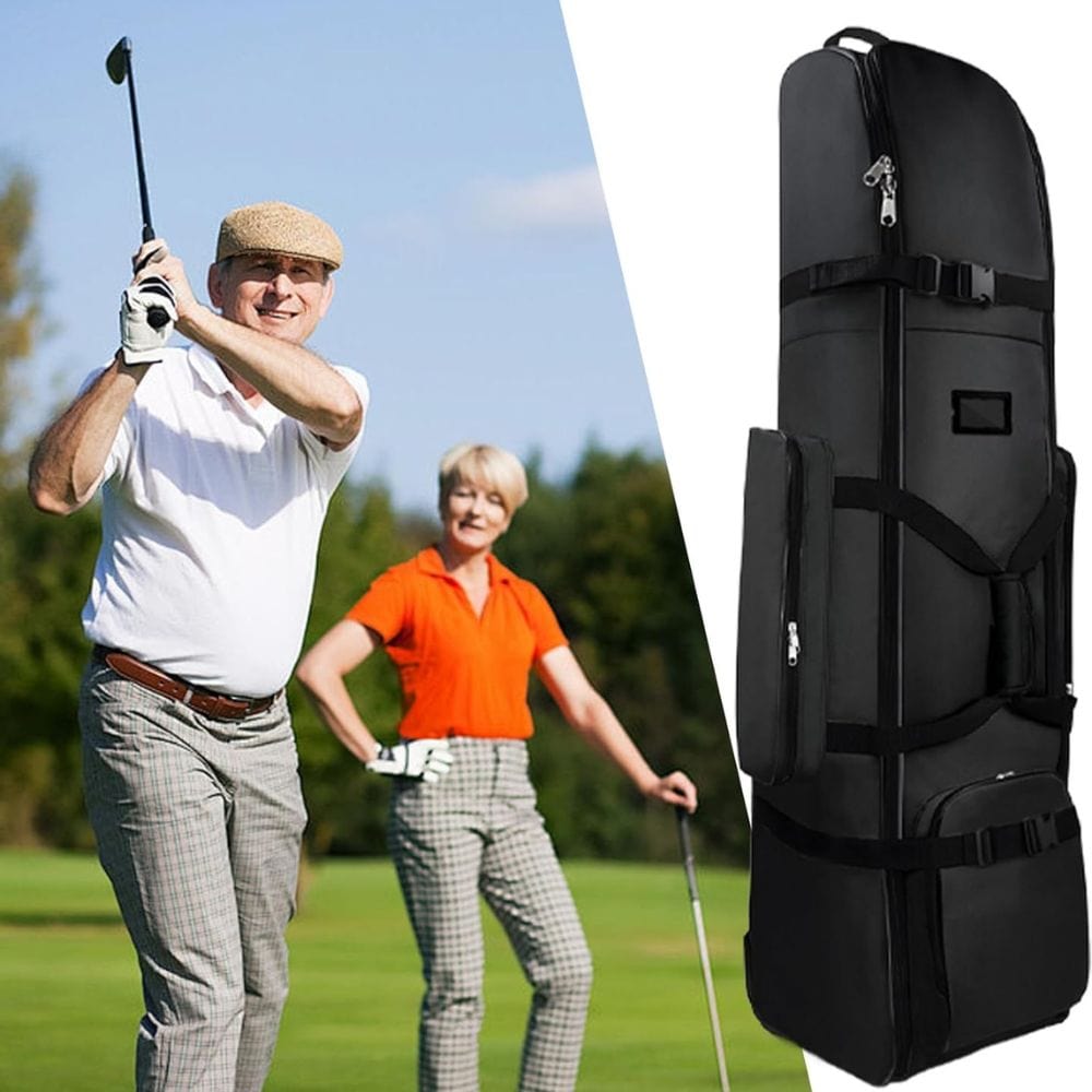 Luxury Wheeled Golf Club Travel Trolley Cover Bag Case - Merchandise Plug