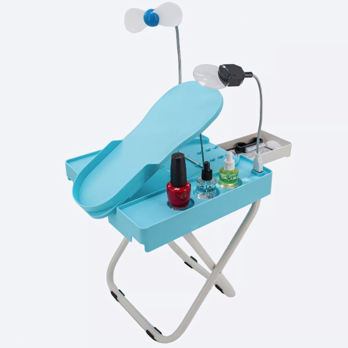 Adjustable Pedicure Assistant Stool Foot Rest - Merchandise Plug