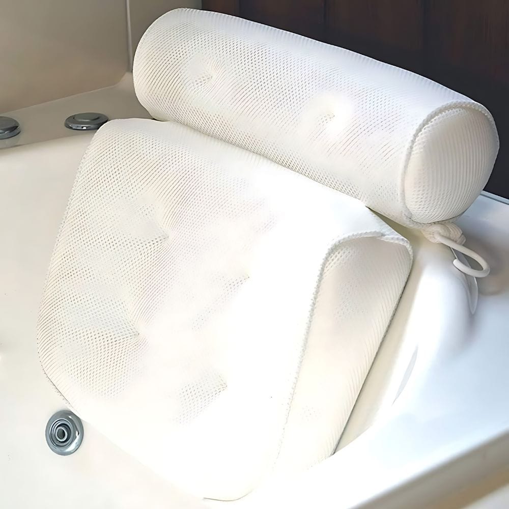 Relaxing Bath Cushion Headrest Back Pillow for Bathtub - Merchandise Plug