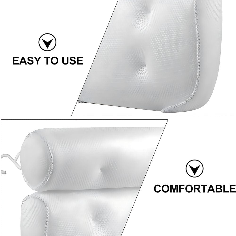 Relaxing Bath Cushion Headrest Back Pillow for Bathtub - Merchandise Plug