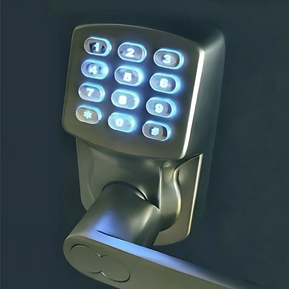 Premium Keyless Entry Coded Combination Door Handle Lock - Merchandise Plug