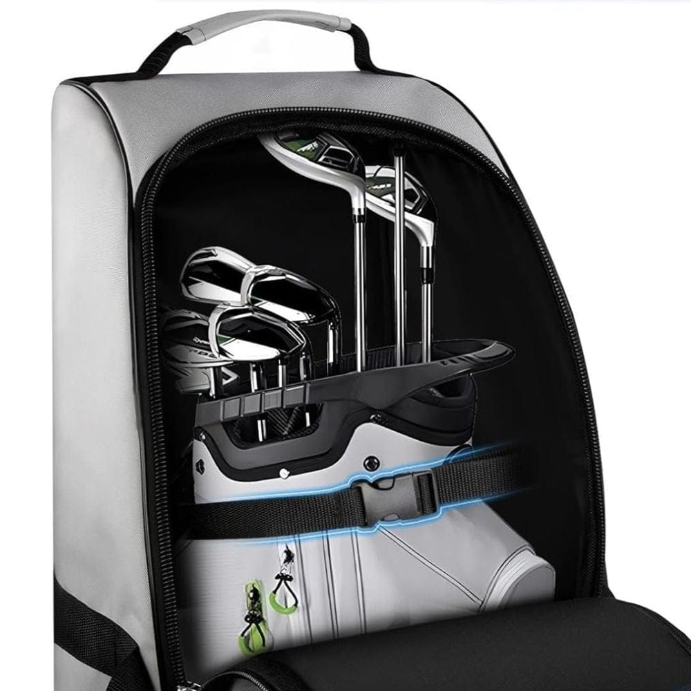Luxury Wheeled Golf Club Travel Trolley Cover Bag Case - Merchandise Plug