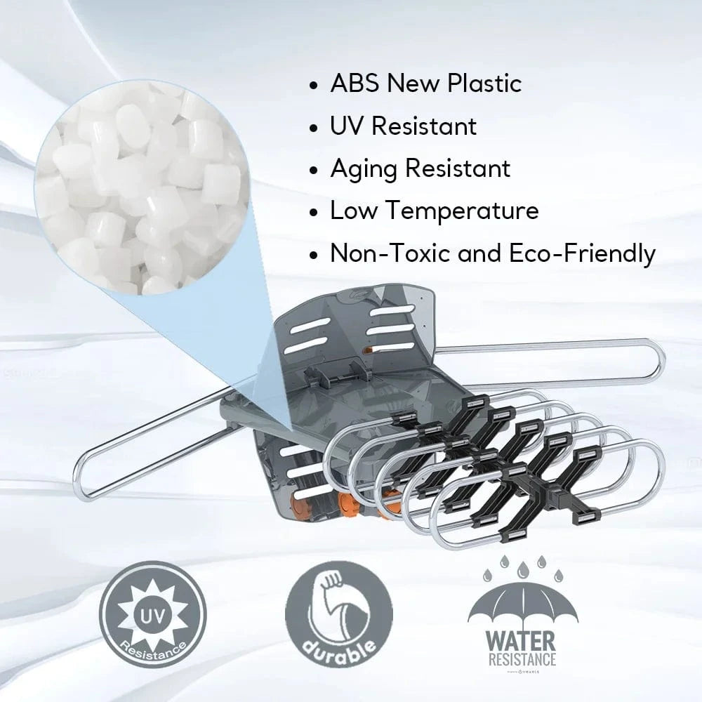 990 Mile Long Distance Amplified Outdoor Digital TV Antenna - Merchandise Plug