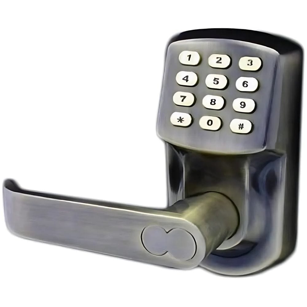 Premium Keyless Entry Coded Combination Door Handle Lock - Merchandise Plug