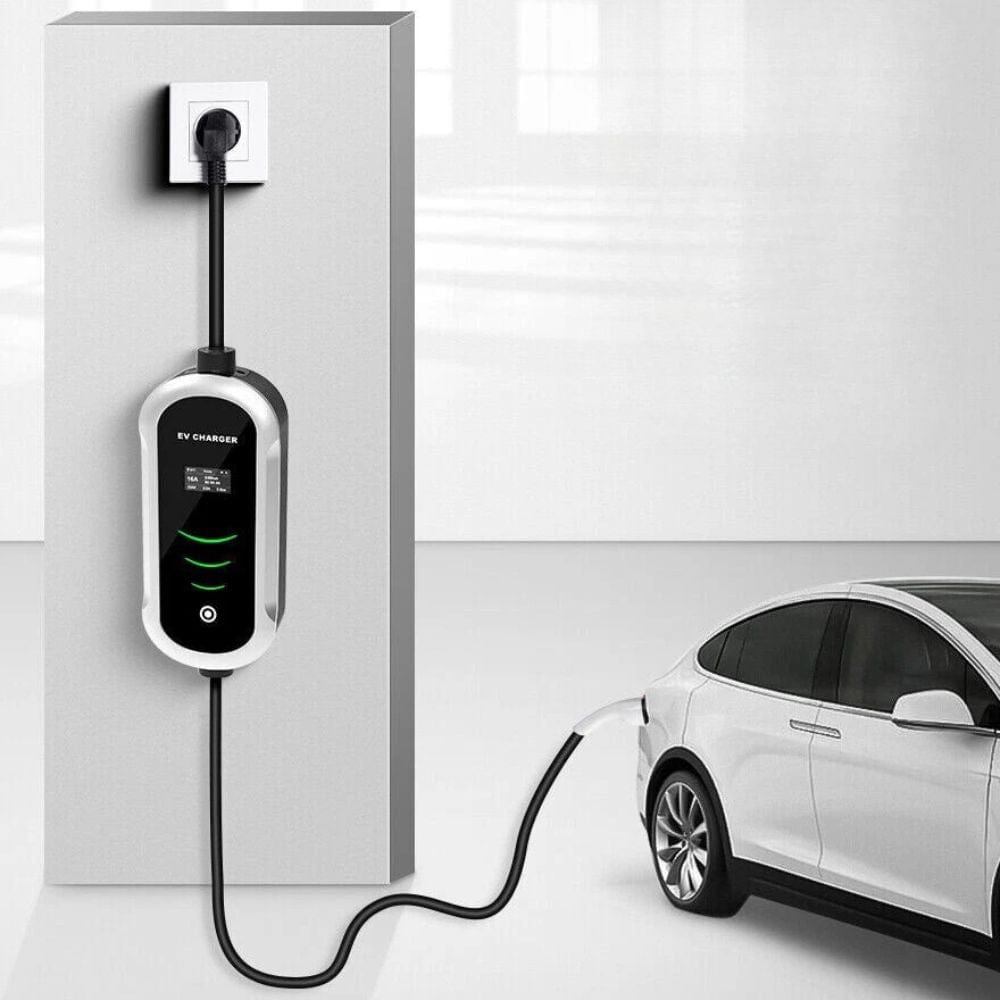 Fast Level 2 EV Charger for Electric Cars – Home Charging Station - Merchandise Plug