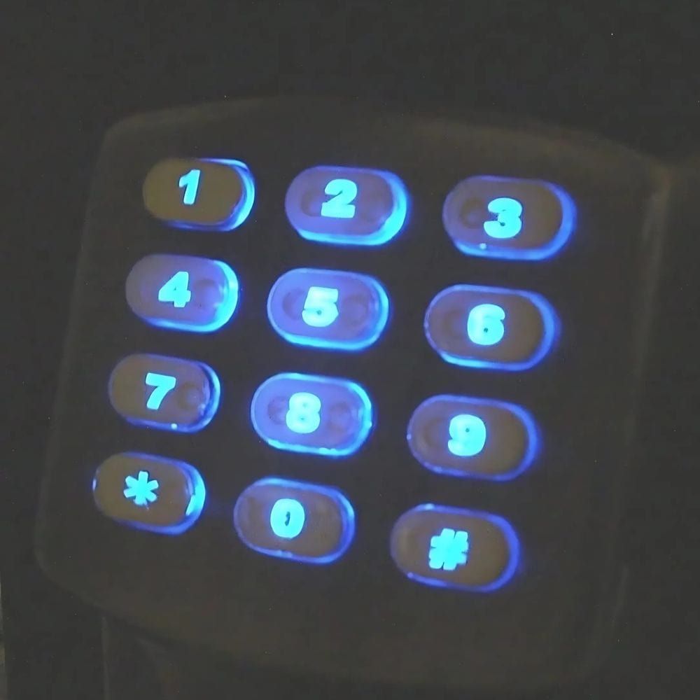 Premium Keyless Entry Coded Combination Door Handle Lock - Merchandise Plug