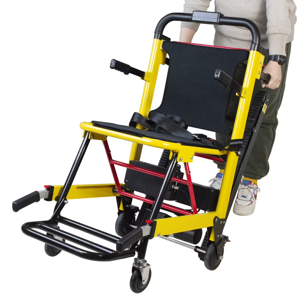 Motorized Stair Climbing Wheelchair Lift – Portable Electric Chair for Elderly & Seniors - Merchandise Plug