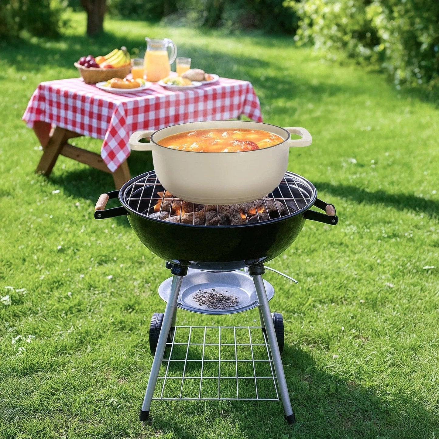 Enameled Cast Iron Dutch Oven Pot - Merchandise Plug