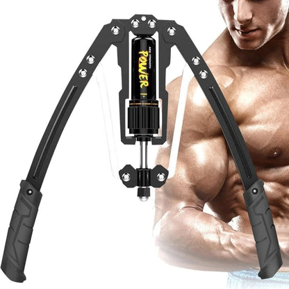 Heavy Duty Hydraulic Chest Arm Resistance Exerciser Workout Tool - Merchandise Plug