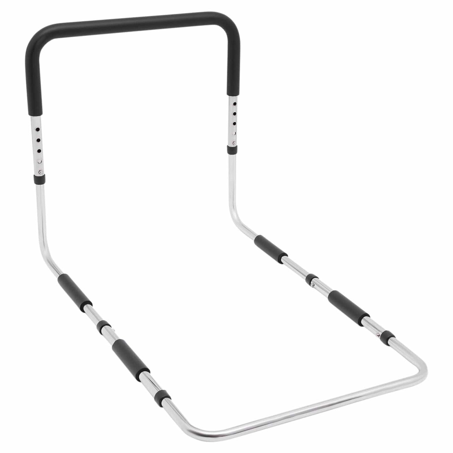 Adjustable Metal Bed Assist Rail for Seniors – Portable Bed Safety Support for Adults - Merchandise Plug