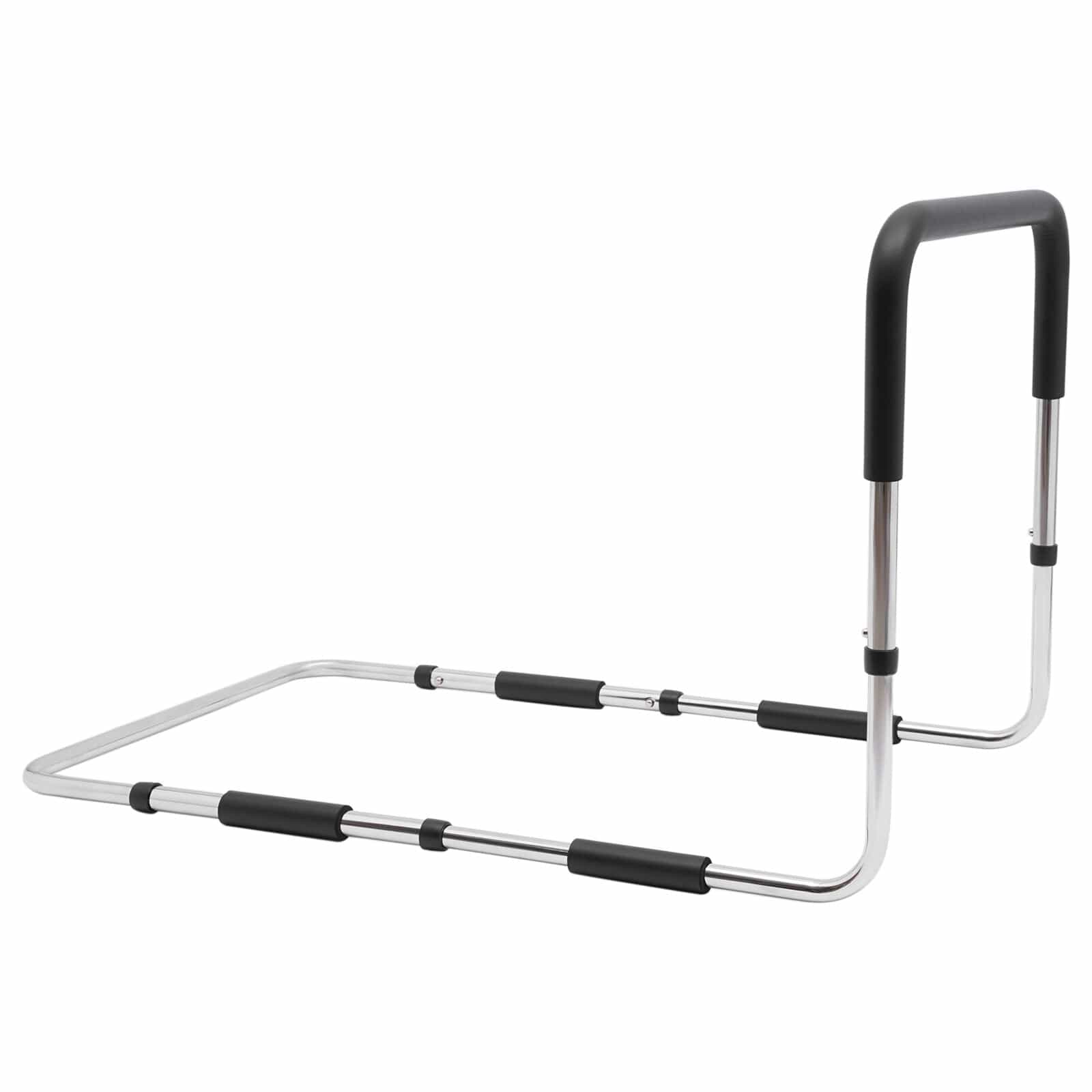 Adjustable Metal Bed Assist Rail for Seniors – Portable Bed Safety Support for Adults - Merchandise Plug