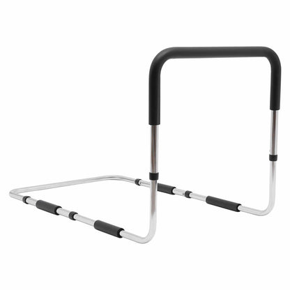 Adjustable Metal Bed Assist Rail for Seniors – Portable Bed Safety Support for Adults - Merchandise Plug