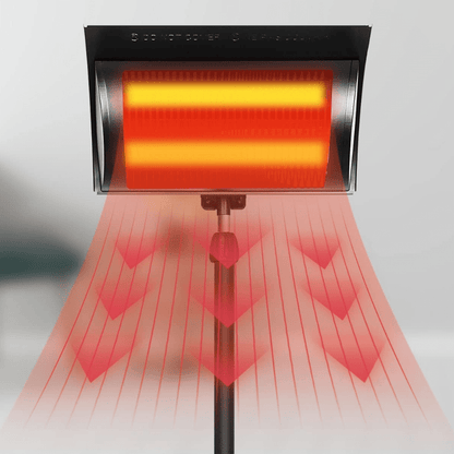 Freestanding Electric Infrared Indoor / Outdoor Patio Space Heater - Merchandise Plug