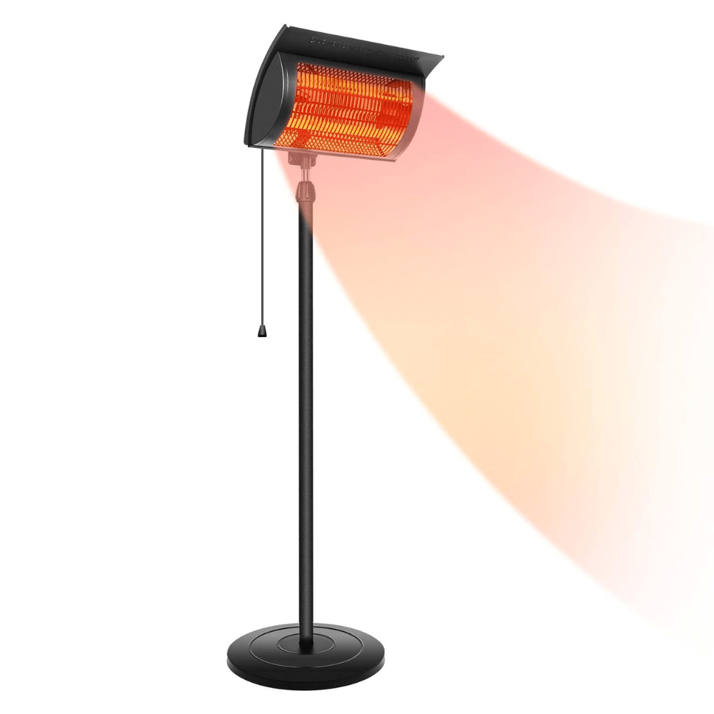 Freestanding Electric Infrared Indoor / Outdoor Patio Space Heater - Merchandise Plug