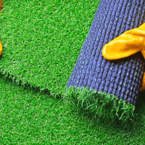 Large Artificial Outdoor Garden Faux Grass Turf - Merchandise Plug