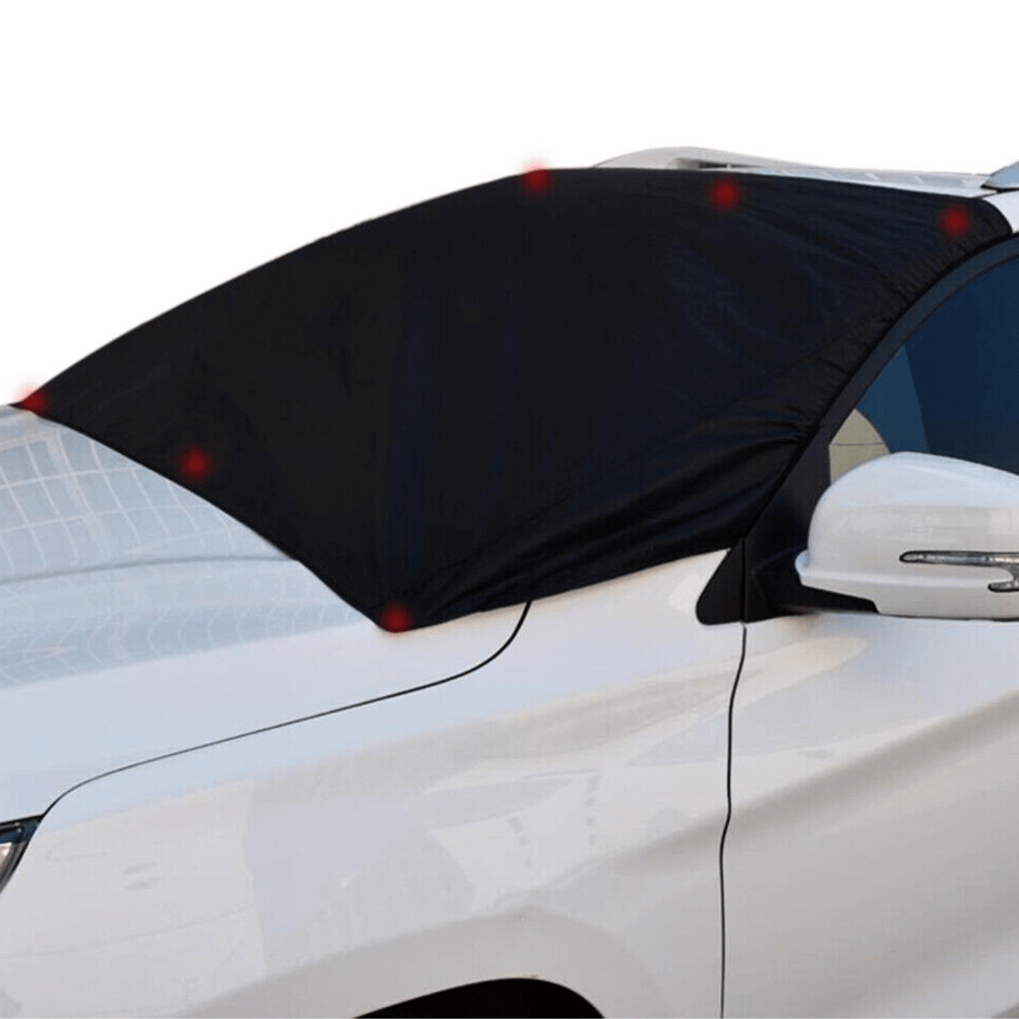 Full Coverage Magnetic Winter Windshield Snow Protector Cover - Merchandise Plug