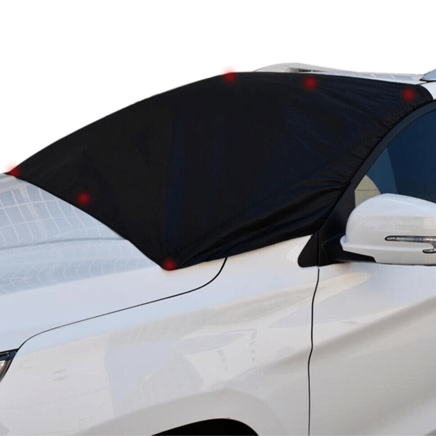 Full Coverage Magnetic Winter Windshield Snow Protector Cover - Merchandise Plug