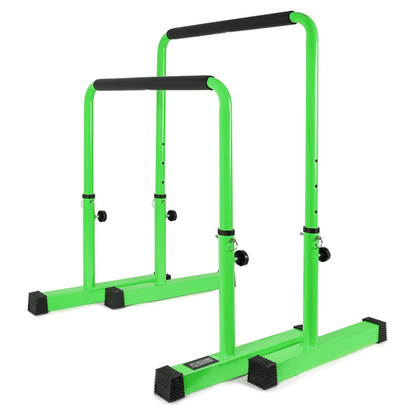 Portable Home Exercise Parallel Dip Bar Rack Workout Station - Merchandise Plug