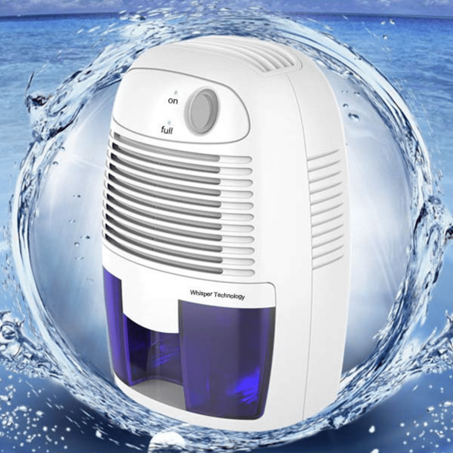 Powerful Portable Mini Basement Garage Crawl Space Home Dehumidifier - Merchandise Plug