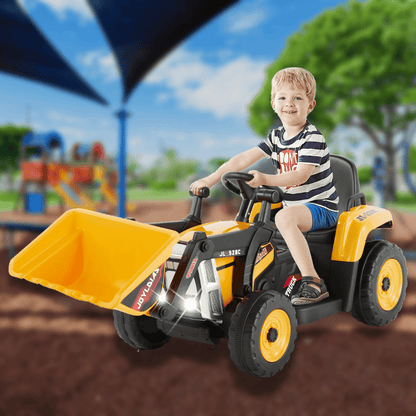 Kids Battery Powered Ride On Excavator Digger Toy 12V - Merchandise Plug