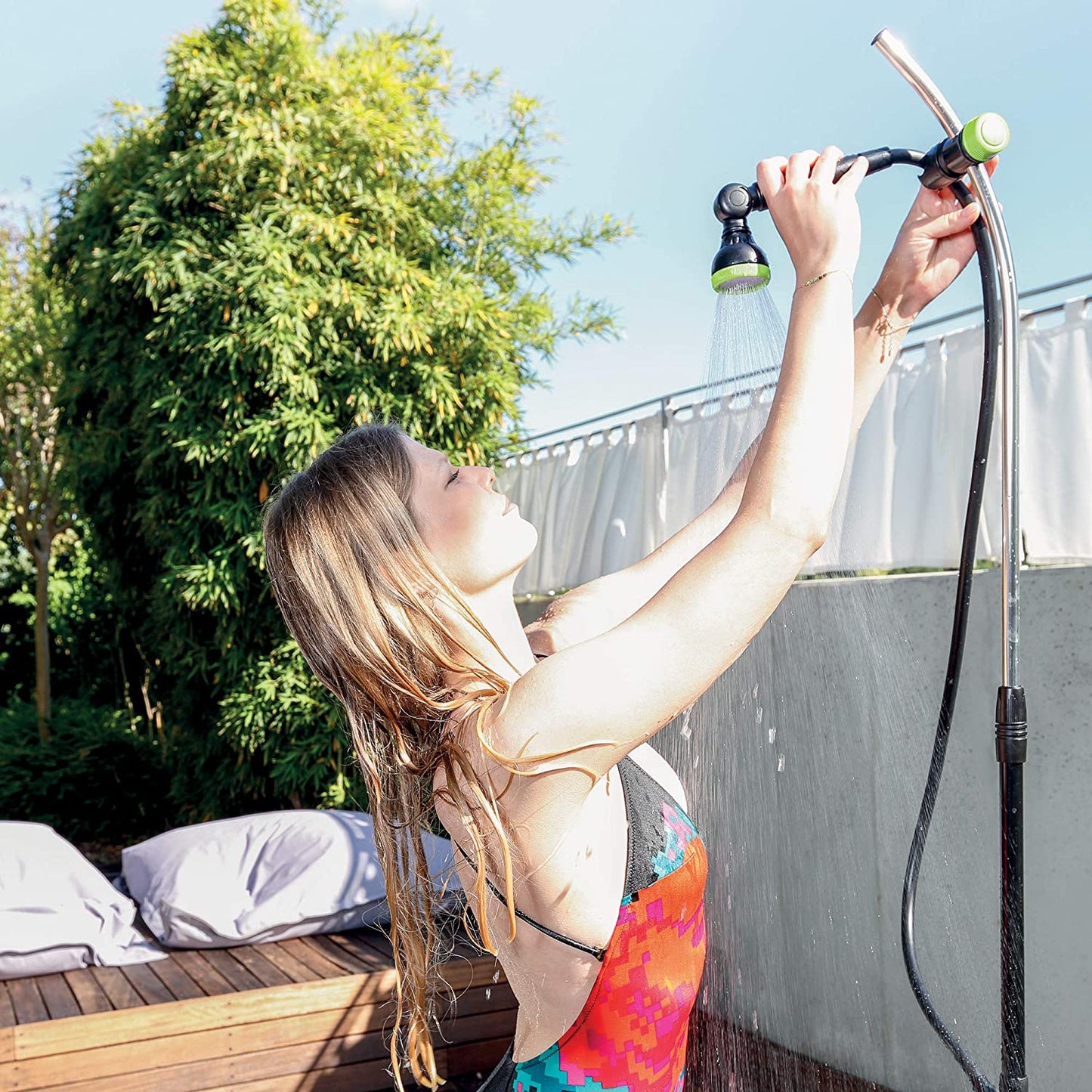 Freestanding Portable Outdoor Pool RV Camping Shower - Merchandise Plug