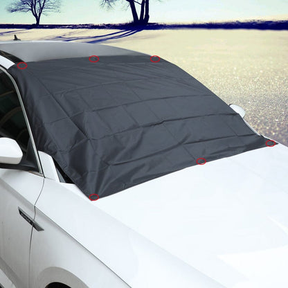 Full Coverage Magnetic Winter Windshield Snow Protector Cover - Merchandise Plug