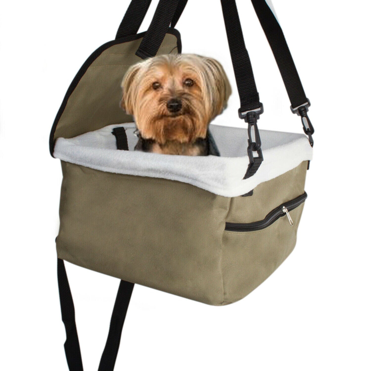 Premium Large Dog Car Booster Safety Carrier Seat - Merchandise Plug