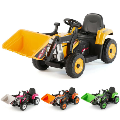 Kids Battery Powered Ride On Excavator Digger Toy 12V - Merchandise Plug