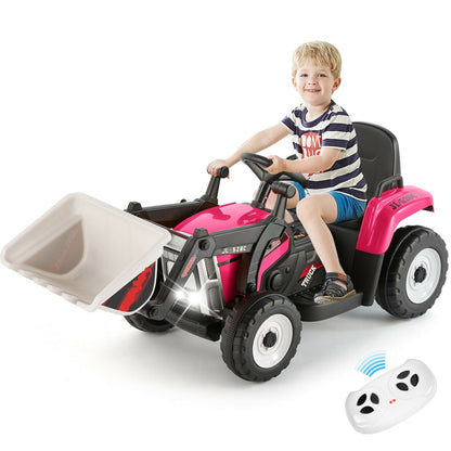 Kids Battery Powered Ride On Excavator Digger Toy 12V - Merchandise Plug