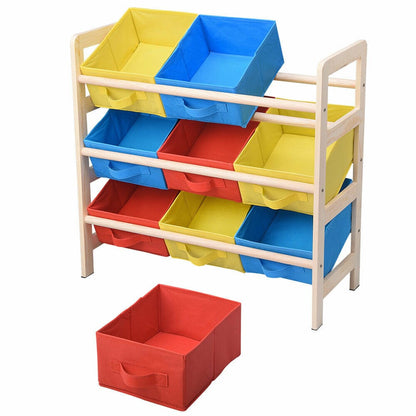 Kids Large Capacity Colorful Toy Storage Organizer - Merchandise Plug