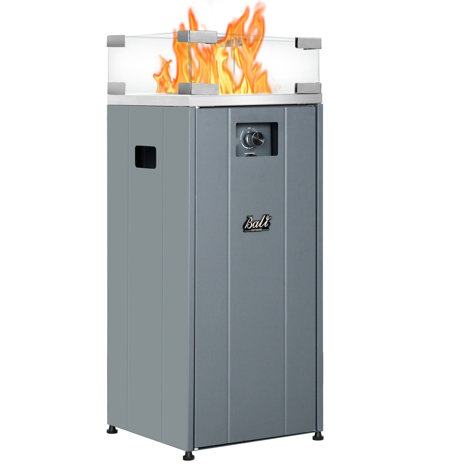 Large Outdoor Patio Deck Propane Gas Fire Pit Fireplace Heater - Merchandise Plug