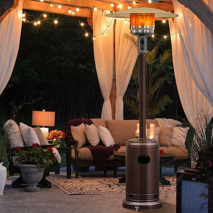 Tall Gas Propane Outdoor Deck Patio Lamp Heater 4800 BTU - Merchandise Plug