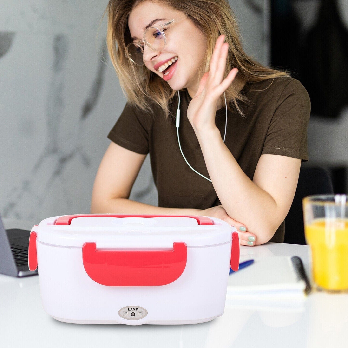 Portable Heated Food Warmer Lunch Box Container 50w - Merchandise Plug