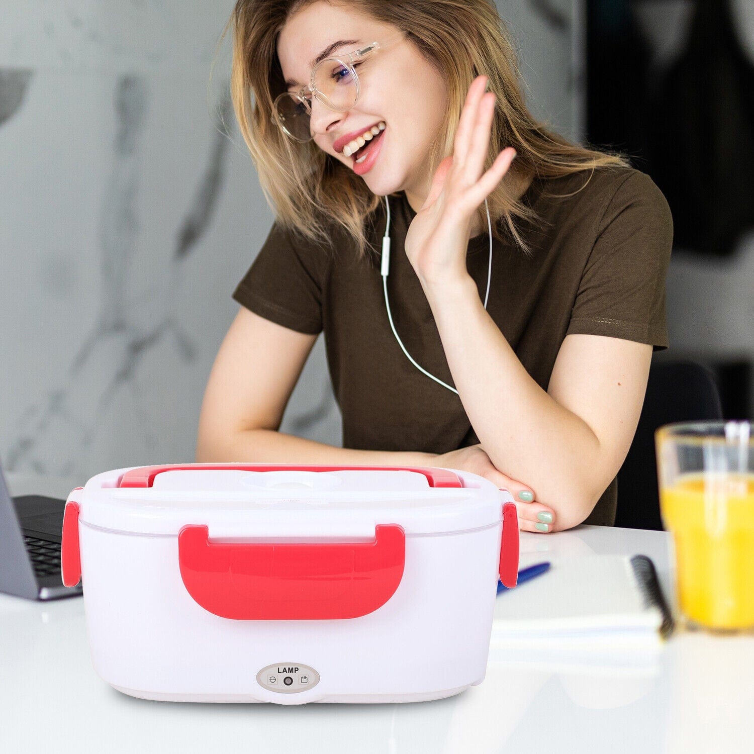 Portable Heated Food Warmer Lunch Box Container 50w - Merchandise Plug