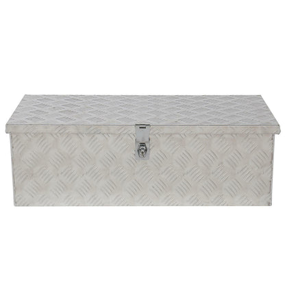 Heavy Duty Full Size Aluminum Truck Bed Tool Storage Chest Box 30" - Merchandise Plug