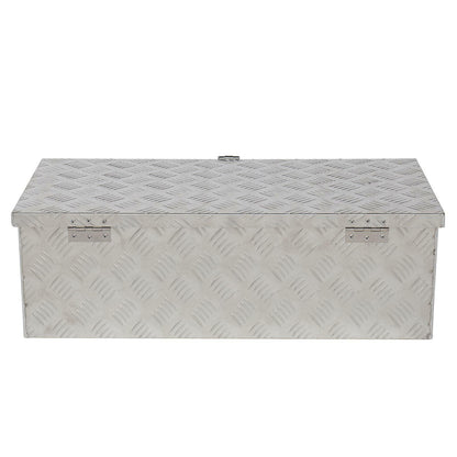 Heavy Duty Full Size Aluminum Truck Bed Tool Storage Chest Box 30" - Merchandise Plug