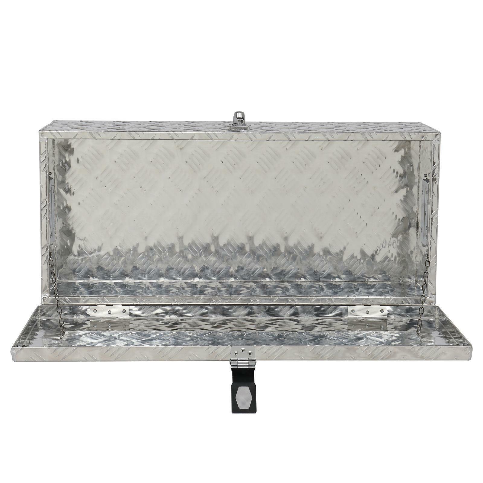 Heavy Duty Full Size Aluminum Truck Bed Tool Storage Chest Box 30" - Merchandise Plug