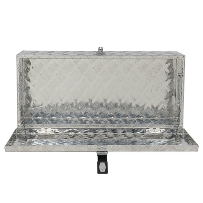 Heavy Duty Full Size Aluminum Truck Bed Tool Storage Chest Box 30" - Merchandise Plug
