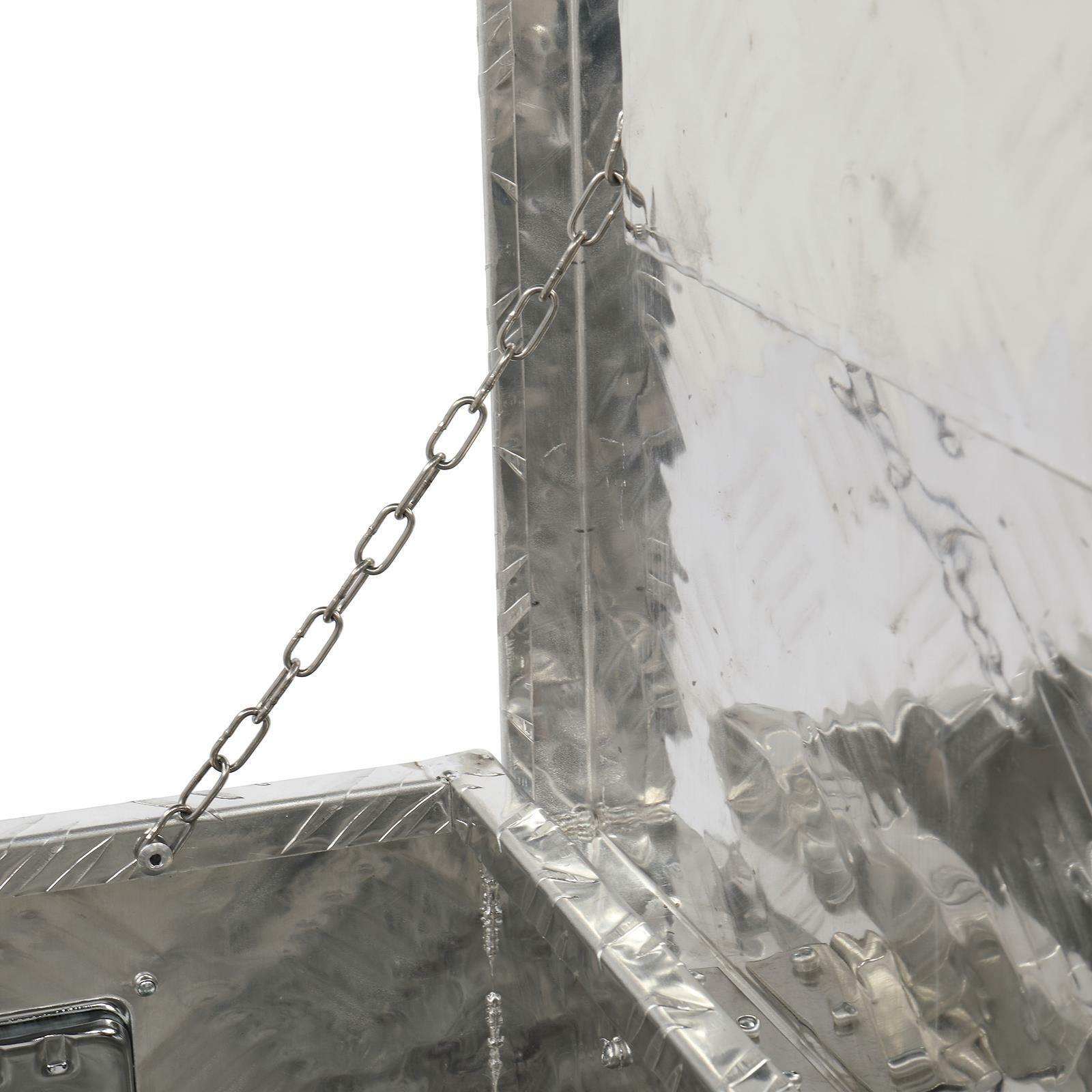 Heavy Duty Full Size Aluminum Truck Bed Tool Storage Chest Box 30" - Merchandise Plug