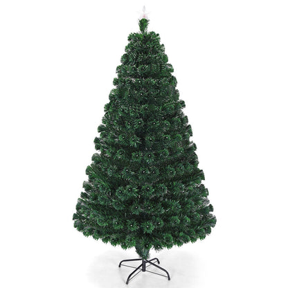Large Green Artificial Pre Lit Home Holiday Christmas Tree 7FT - Merchandise Plug